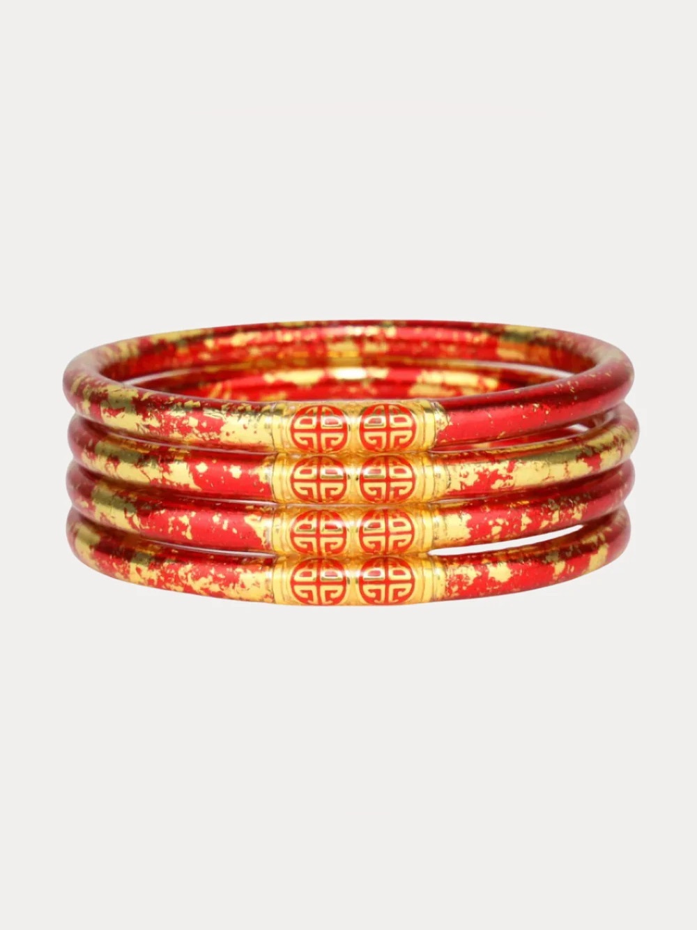 Red and Gold Bangle Set BUDHAGIRL ORIGINAL